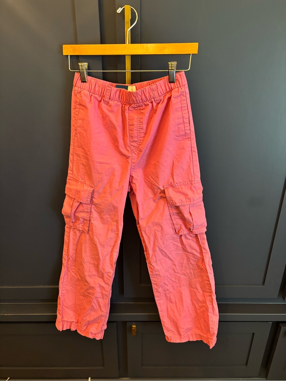 Old Navy Girls Pink Cargo Pants - Elastic Waist